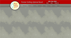 Desktop Screenshot of miravistaresort.com